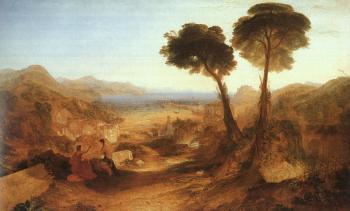 Joseph Mallord William Turner : The Bay of Baiae, with Apollo and the Sibyl